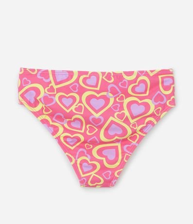 Bikini Infantil con Estampa de Corazones y Protección UV - Talle 5 a 14 años 4