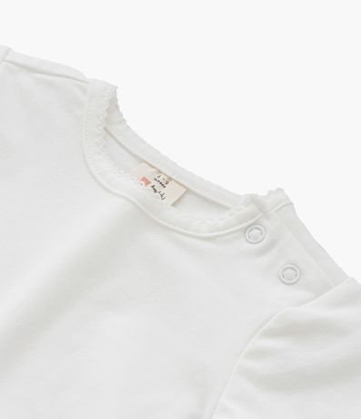 Conjunto Infantil con Estampa Floral Liberty Canelado - Talle 0 a 18 Meses 10