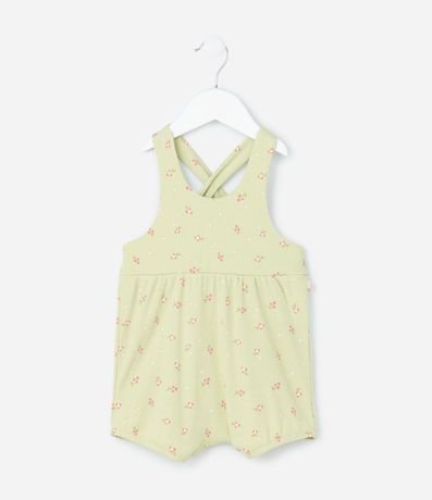 Conjunto Infantil con Estampa Floral Liberty Canelado - Talle 0 a 18 Meses 6