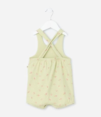 Conjunto Infantil con Estampa Floral Liberty Canelado - Talle 0 a 18 Meses 7