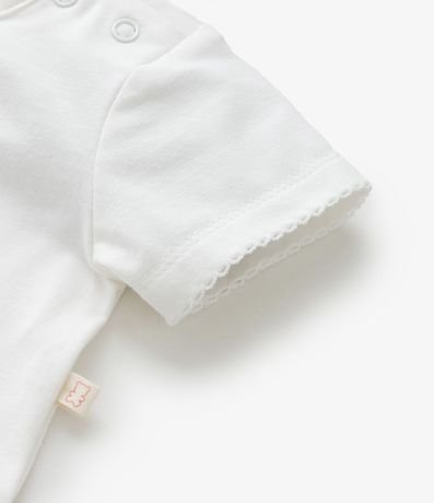 Conjunto Infantil con Estampa Floral Liberty Canelado - Talle 0 a 18 Meses 8