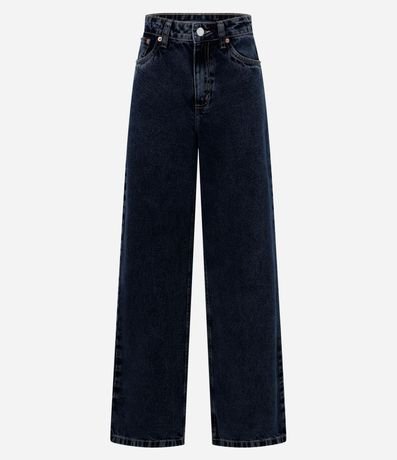 Pantalón Wide Leg en Jeans con Tiro Alto 3