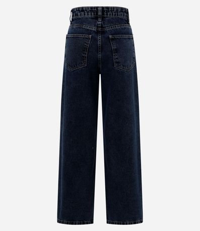 Pantalón Wide Leg en Jeans con Tiro Alto 8