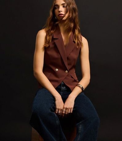 Pantalón Wide Leg en Jeans con Tiro Alto 6