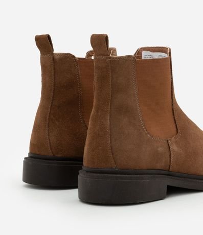 Bota Chelsea en Cuero Gamuza con Caña Corta 3