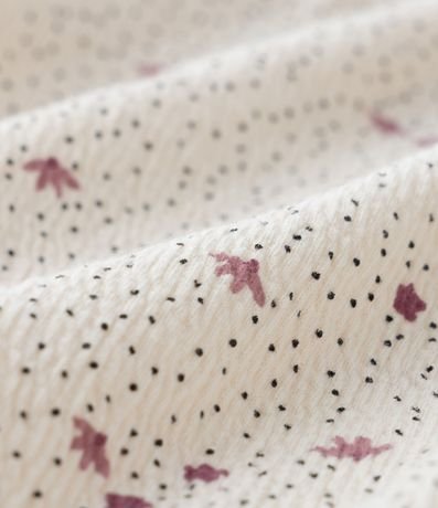 Body Infantil Texturizado con Estampa Floral - Talle 0 a 18 meses 4