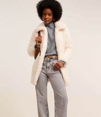 Pantalón Recto Confort en Jeans con Bolsillo Delantero 2