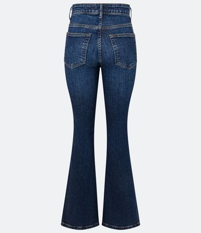 Pantalón Flare en Jeans con Lateral Traspasada 6
