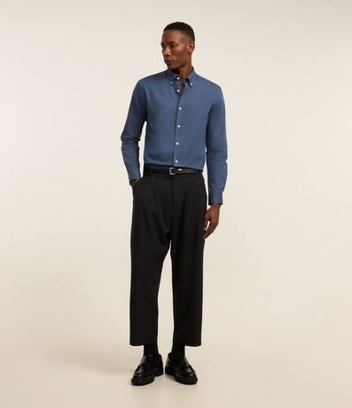 Camisa Regular Básica en Oxford 2