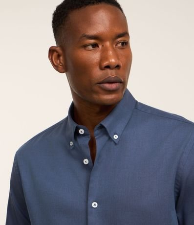 Camisa Regular Básica en Oxford 5