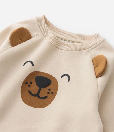 Conjunto Infantil con Estampa Interactiva de Osito con Orejas - Talle 1 a 6 años 10