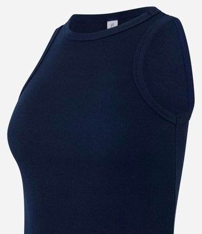Blusa Musculosa Básica en Rib con Ligera Textura 5