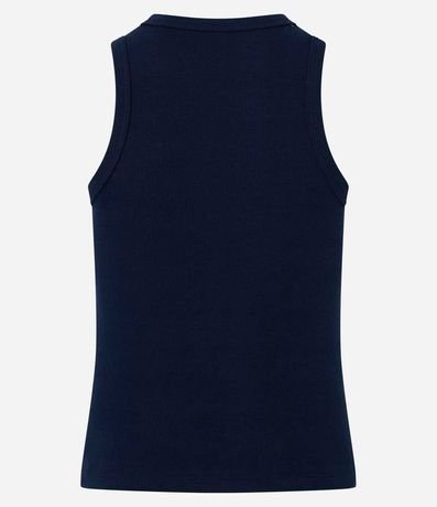 Blusa Musculosa Básica en Rib con Ligera Textura 6