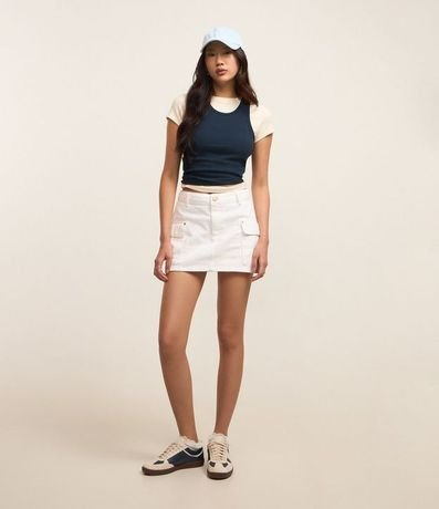Blusa Musculosa Básica en Rib con Ligera Textura 2