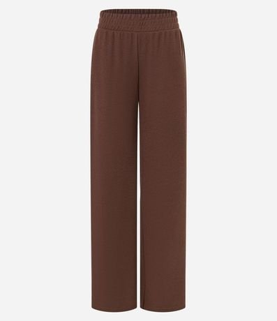 Pantalón Recto en Rib Texturizada 5