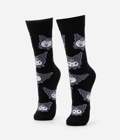 Media Caña Larga en Algodón con Estampa Korumi