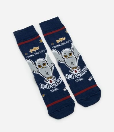 Media Caña Larga en Algodón con Estampa Búho Edwiges Harry Potter 4