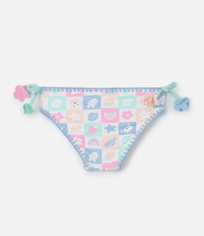 Conjunto Infantil con Protección UV Estampa Tropical y Flores 3D - Talle 1 a 4 años 5