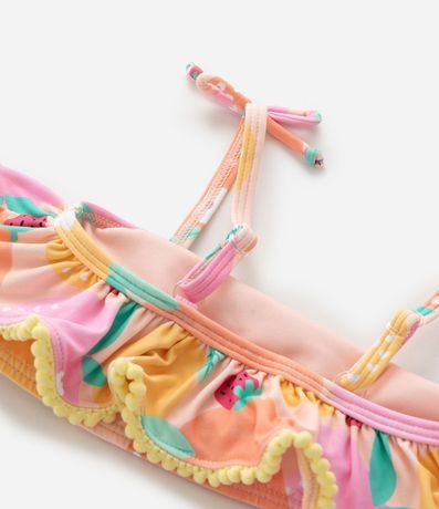 Bikini Infantil en Microfibra con Estampa de Frutas - Talle 2 a 4 años 9
