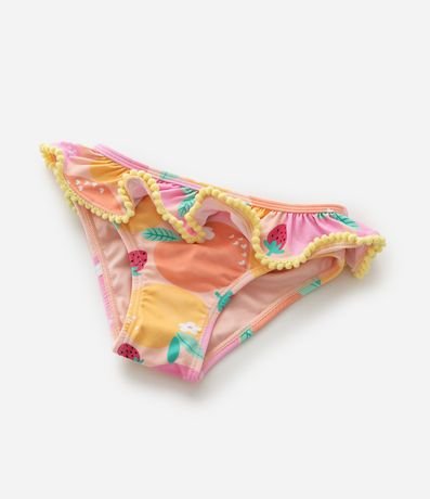 Bikini Infantil en Microfibra con Estampa de Frutas - Talle 2 a 4 años 10