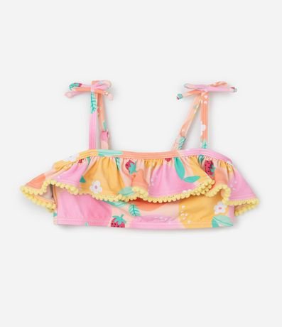 Bikini Infantil en Microfibra con Estampa de Frutas - Talle 2 a 4 años 3