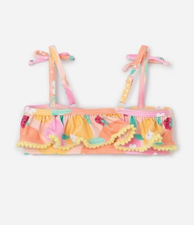Bikini Infantil en Microfibra con Estampa de Frutas - Talle 2 a 4 años 4