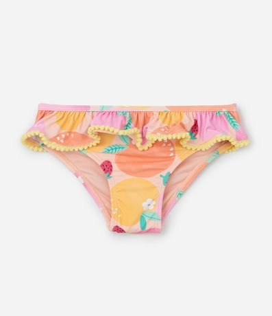 Bikini Infantil en Microfibra con Estampa de Frutas - Talle 2 a 4 años 5