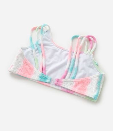 Bikini Infantil en Microfibra con Estampa Degrade Texturizado - Talle 5 a 14 años 8