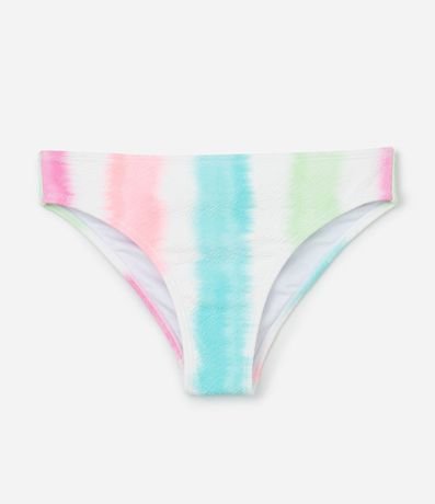 Bikini Infantil en Microfibra con Estampa Degrade Texturizado - Talle 5 a 14 años 5