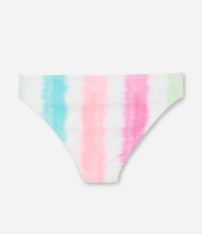 Bikini Infantil en Microfibra con Estampa Degrade Texturizado - Talle 5 a 14 años 6