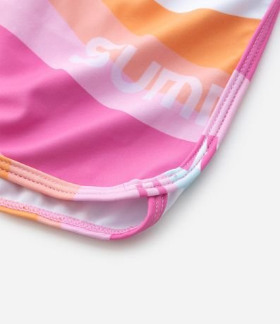 Short Infantil en Microfibra con Estampa de Ondas - Talle 5 a 14 años 4