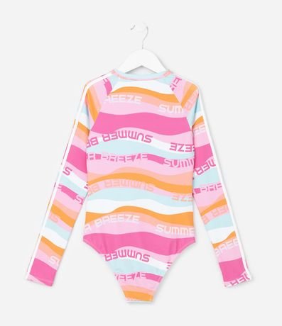 Malla Infantil con Estampa Ondulada Summer Breeze - Talle 5 a 14 2