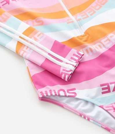 Malla Infantil con Estampa Ondulada Summer Breeze - Talle 5 a 14 4