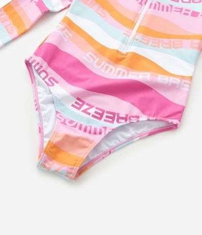 Malla Infantil con Estampa Ondulada Summer Breeze - Talle 5 a 14 5