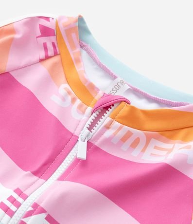 Malla Infantil con Estampa Ondulada Summer Breeze - Talle 5 a 14 7