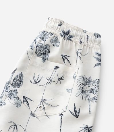 Bermuda Infantil con Estampa Follaje - Talle 5 A 14 años 4