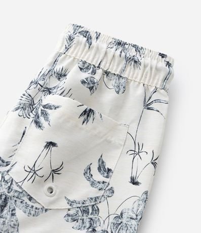 Bermuda Infantil con Estampa Follaje - Talle 5 A 14 años 4