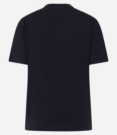 Remera Slim en Algodón con Bloco de Lentejuelas 7