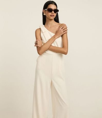 Mono en Crepé con Escote Hombro Único y Pences 1