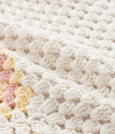 Blusa Infantil con Efecto Ganchillo y Flores - Talle 1 A 5 años 4