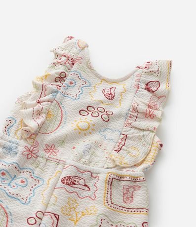 Mono Infantil Texturizado con Volados - Talle 1 a 6 años 5