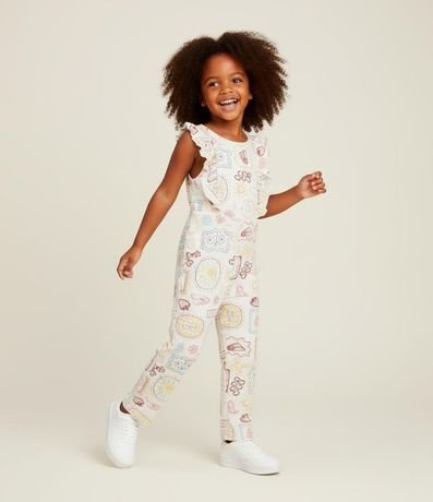 Mono Infantil Texturizado con Volados - Talle 1 a 6 años