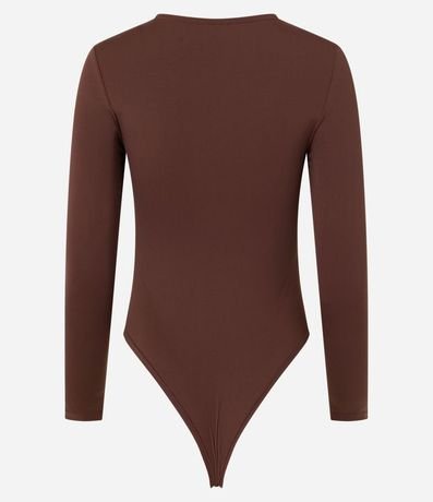 Body Básico en Poliamida con Mangas Largas 4