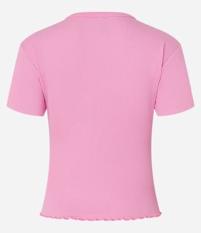 Blusa en Viscosa Texturizada con Bajo Ondulado 7
