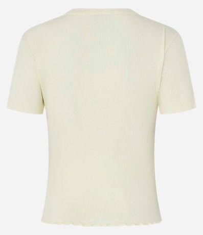 Blusa en Viscosa Texturizada y con Bajo Ondulado 5