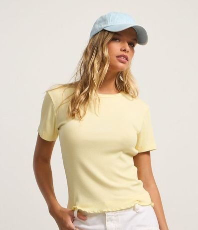 Blusa en Viscosa Texturizada y con Bajo Ondulado