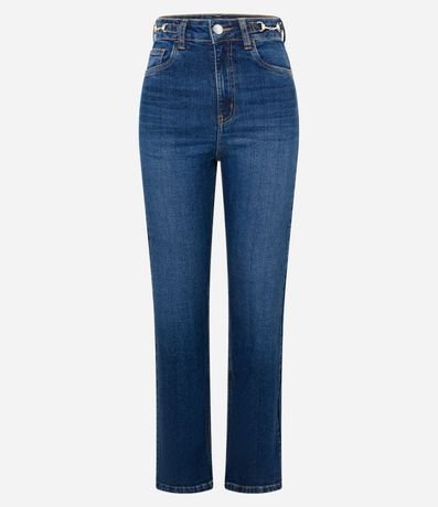 Pantalón Recto Jeans Comfort con Trabilla 5