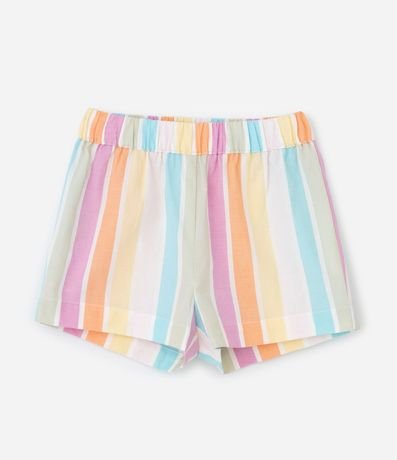 Conjunto Infantil de Rayas con Aplicaciones de Ganchillo en la Blusa  - Talle 1 a 5 años 5