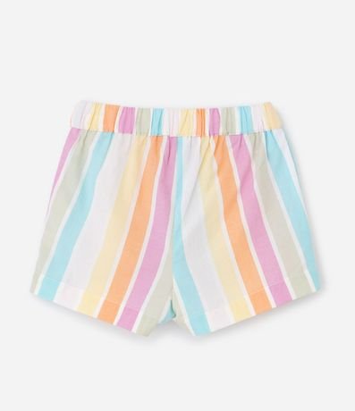 Conjunto Infantil de Rayas con Aplicaciones de Ganchillo en la Blusa  - Talle 1 a 5 años 6