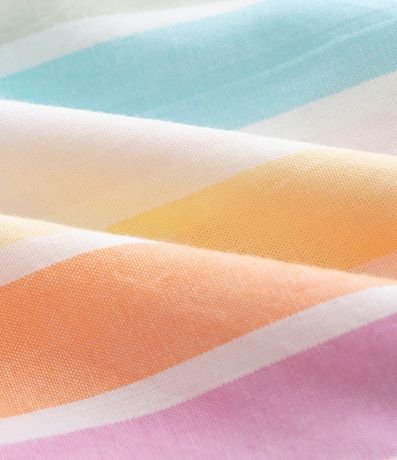 Conjunto Infantil de Rayas con Aplicaciones de Ganchillo en la Blusa  - Talle 1 a 5 años 7